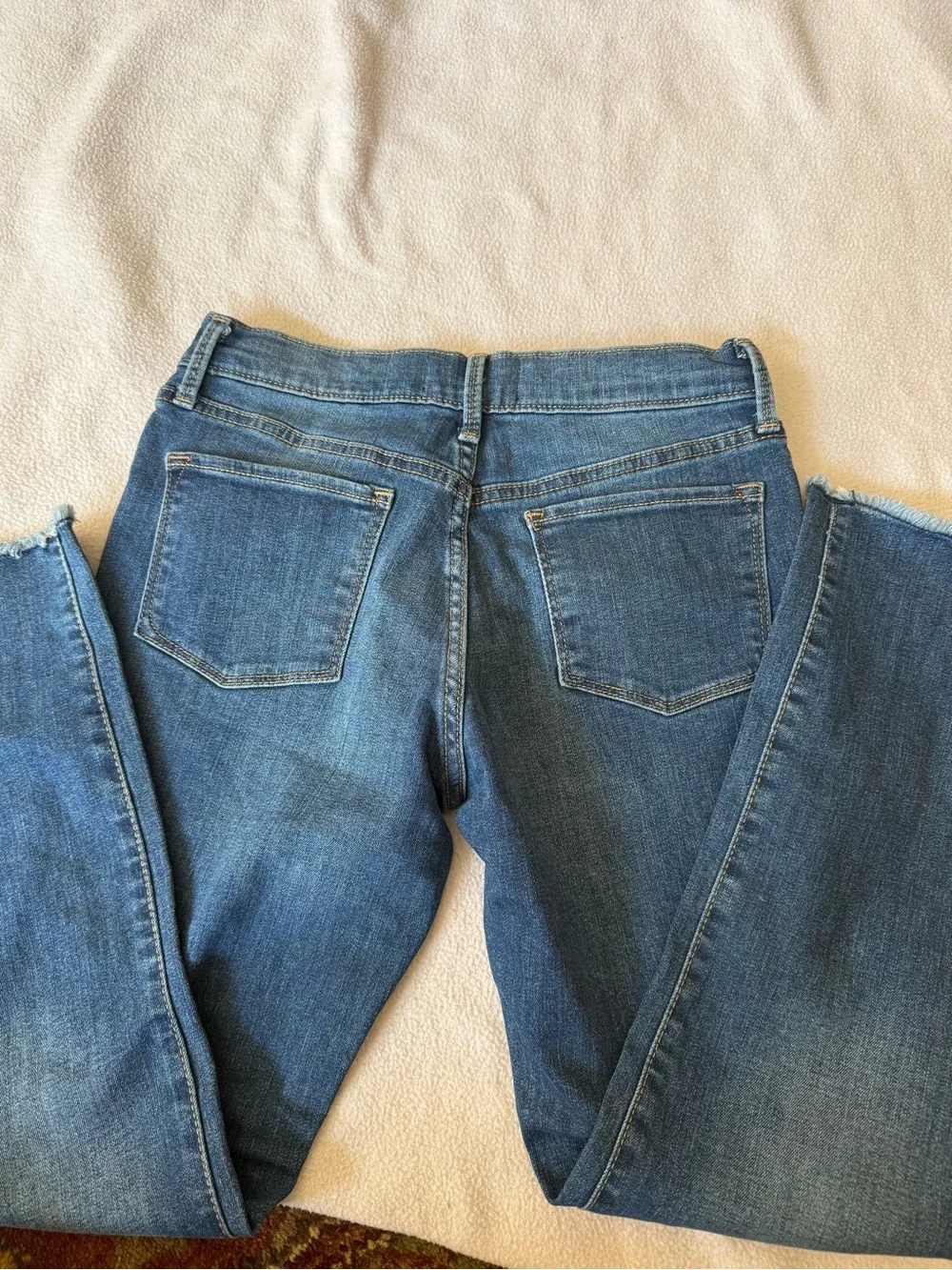 NWT- Girls Slim Jean cute raw hem size 12